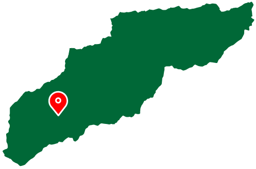 道志村の地図