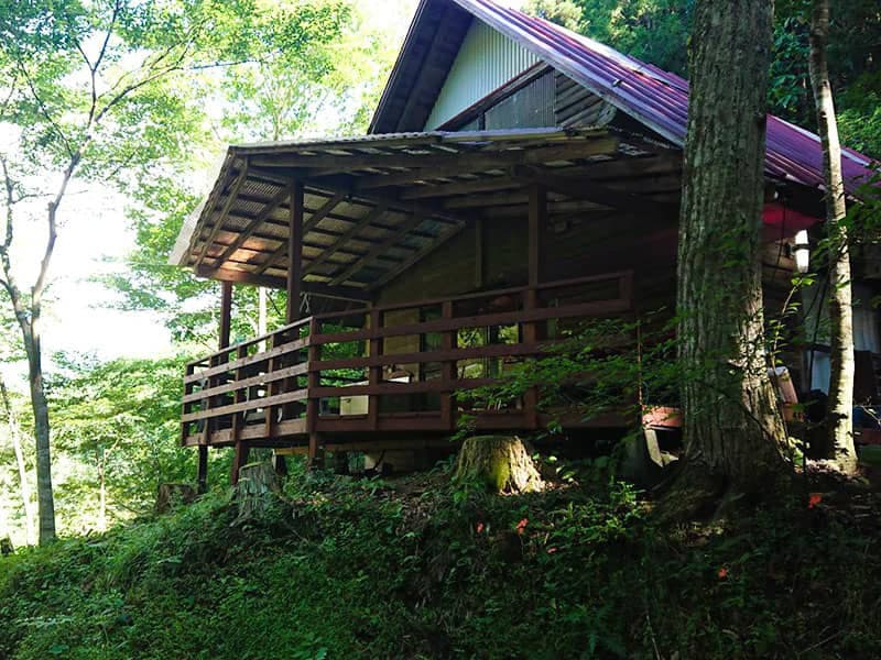 管理棟内のロッジ